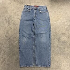 Vintage Women's Levi's 550 Relaxed Fit Jeans 29x29 Light Wash Made Mexico